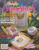Simply Cross Stitch (now Cross Stitch Magazine) | Cover: Delicate Florals