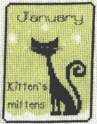 Retro January Cat