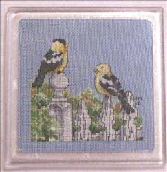 American Goldfinches Trivet
