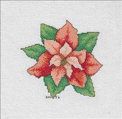 Cozy Christmas Afghan - Red Poinsettia