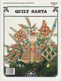 Quilt Santa | Cover: Perforated Paper Tree Topper