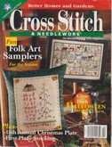 Cross Stitch & Needlework | Cover: Log Cabin Pillow and Outdoors Sampler