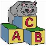 Cat & Blocks