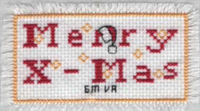 Merry X-mas Bookmark