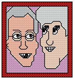 David Letterman and Jay Leno Caricatures