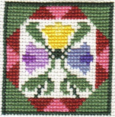 Tulips Quilt Block