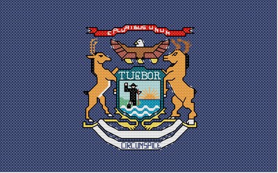 Michgan State Flag