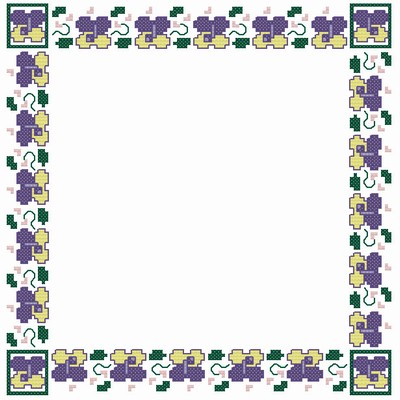 Pansies Border