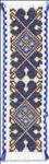 Blue Turkish Motif Bookmark