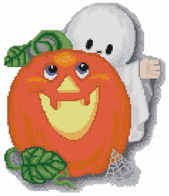 Pumpkin & Ghost