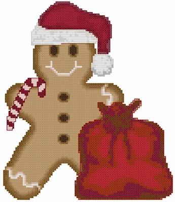 Gingerbread Man Santa