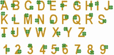 Shamrock Alphabet