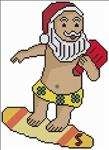Santa Surfing