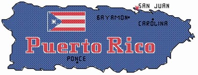 Map of Puerto Rico