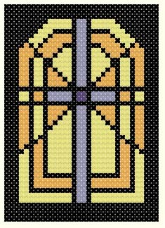 Stained Glass Cross