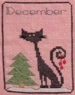 Retro December Cat