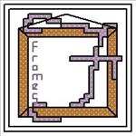 Stitching Alphabet Letter F