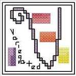 Stitching Alphabet Letter V