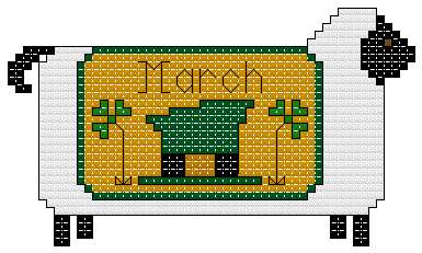 March Stitch Along Square