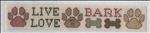 Live, Love, Bark Bookmark