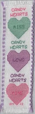 Candy Hearts Bookmark