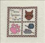 Meow Spoken Here Square