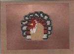 Beaded Turkey Card