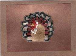 Beaded Turkey Card
