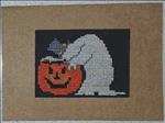 Ghost and Jack O Lantern Card