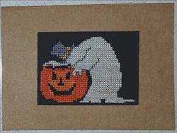 Ghost and Jack O Lantern Card