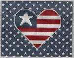 Patriotic Heart Card
