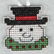 Snowman With Hat Ornament