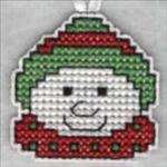 Snowman Face Ornament