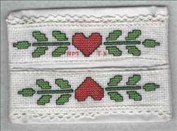 Heart and Leaves Tissue Holder