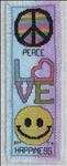 Peace, Love, and Happiness Bookmark