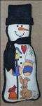 Sylvester Snowman Pillow