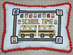 School Time Square Pillow