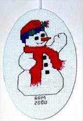 Stitched in different colors.