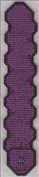 Purple Bookworm Bookmark