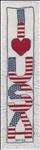 I Love USA Bookmark   