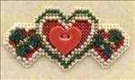 Holiday Hearts Pin