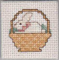 Bunny in Basket Magnet