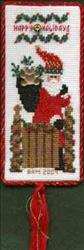 Santa Garden Gate Magnet