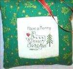 I finished using a different fabric for the tuck pillow.