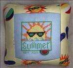 Summer Sun Tuck Pillow  