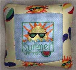 Summer Sun Tuck Pillow  