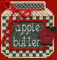 Stitched in different colors.
