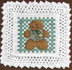 Gingerbread Man Doily  