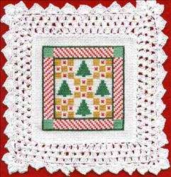 Nine Patch Quilt Doily