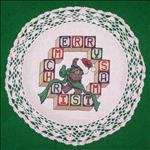 Merry Bear Wreath Doily
